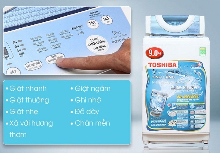máy giặt toshiba của nước nào? có tốt không?