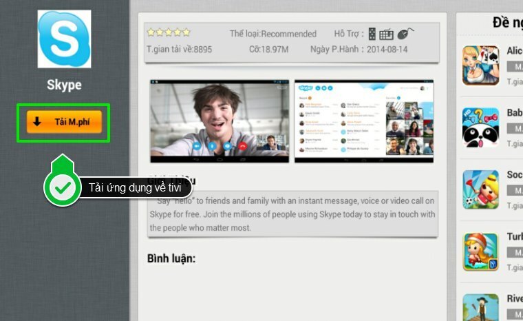 cách tải ứng dụng trên smart tivi zing tcl z1