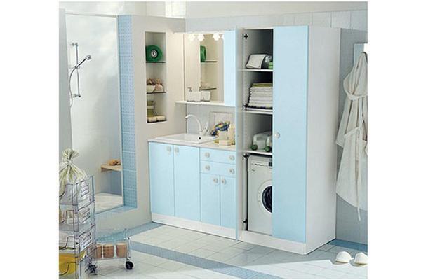 bày trí máy giặt cho ngôi nhà chật