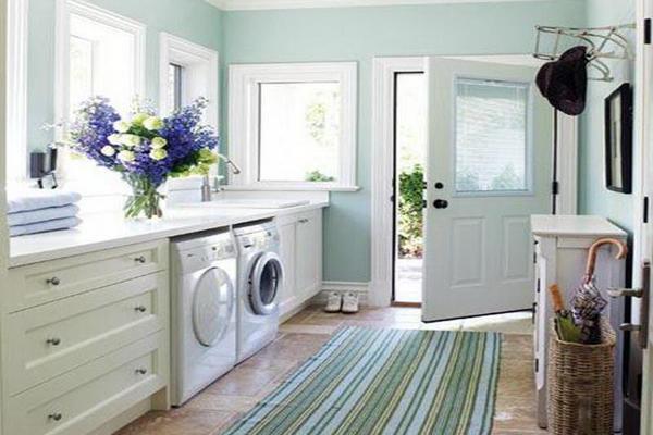 bày trí máy giặt cho ngôi nhà chật