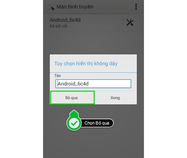 cách phản chiếu hình ảnh từ điện thoại lên smart tivi tcl