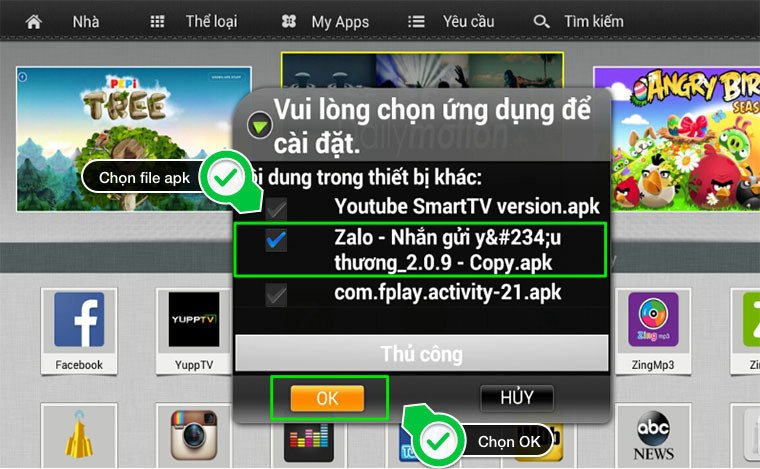 cách cài đặt ứng dụng ngoài trên smart tivi tcl bằng file apk