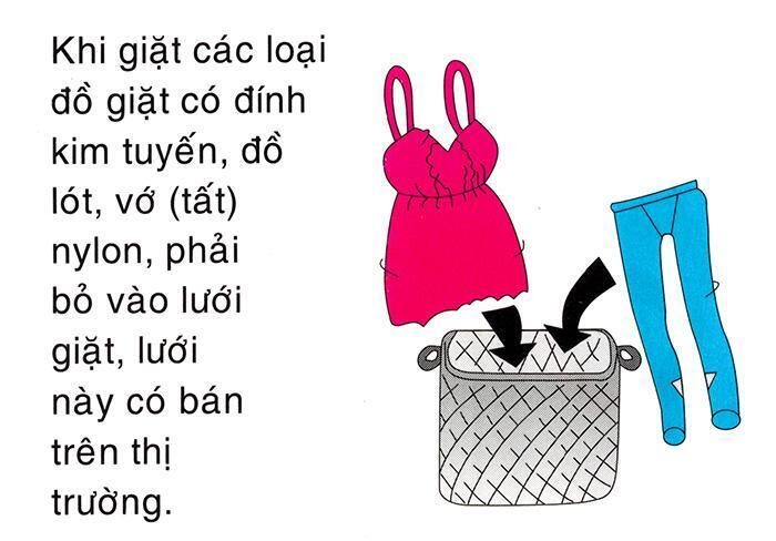 6 chú ý khi giặt bằng máy giặt