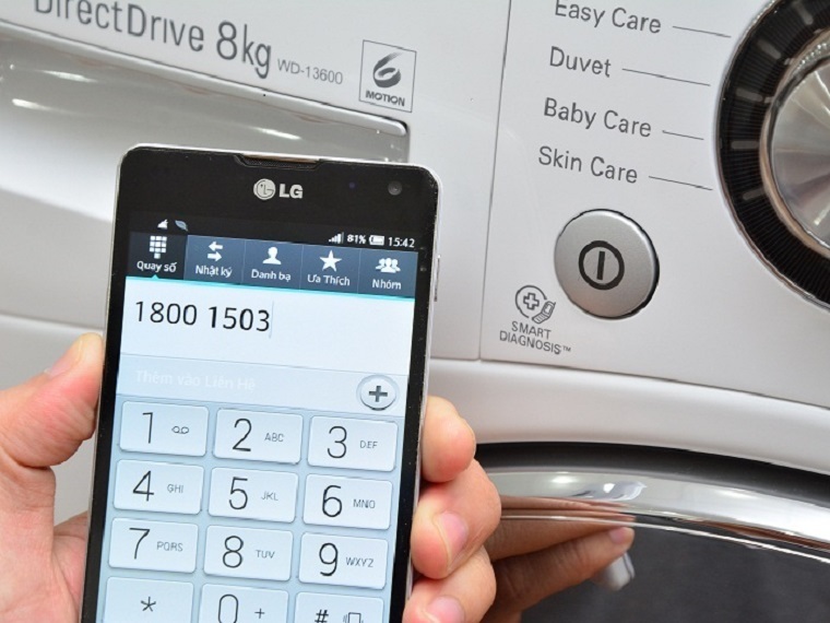 các tiện ích thường thấy trên máy giặt