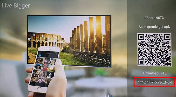 cách điều khiển tivi asanzo bằng điện thoại qua ứng dụng eshare