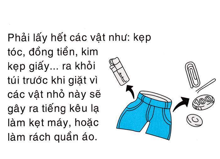 6 chú ý khi giặt bằng máy giặt