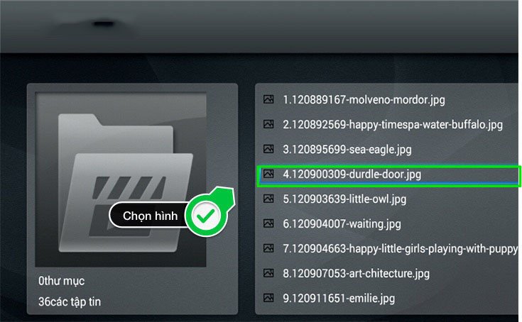 cách xem ảnh, nghe nhạc, xem phim trong usb trên smart tivi tcl 2016