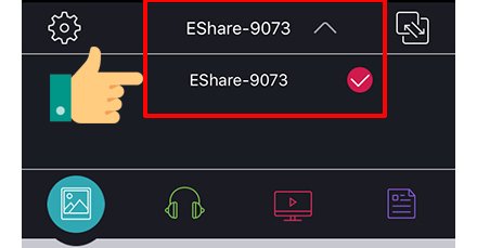 cách điều khiển tivi asanzo bằng điện thoại qua ứng dụng eshare