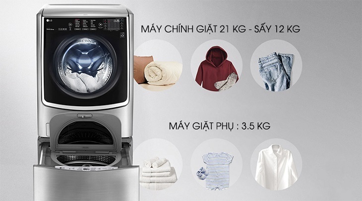 máy giặt là lg twinwash là gì? có tốt không?