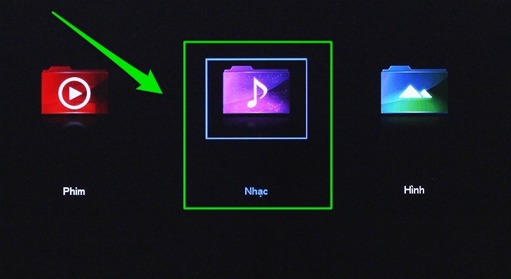 cách nghe nhạc, xem ảnh, xem phim bằng usb trên tivi toshiba thường 2016