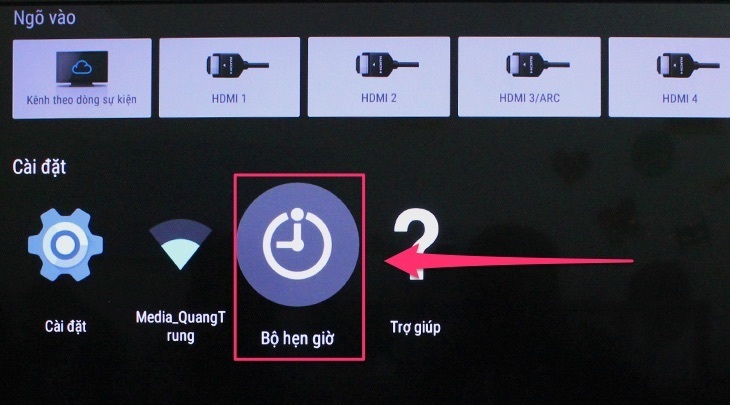 cách hẹn giờ tắt, bật cho android tivi sony 2018