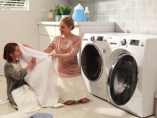 những chú ý khi dùng máy giặt