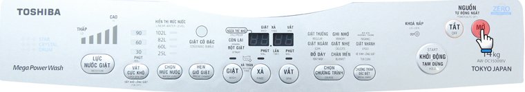 cách sử dụng máy giặt toshiba aw-dc1300wv-1500wv-1700wv-dme1200gv