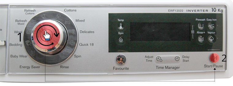 hướng dẫn sử dụng máy giặt electrolux ewf12022