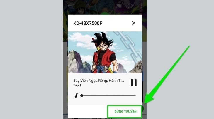 cách chiếu màn hình điện thoại lên tivi bằng google cast