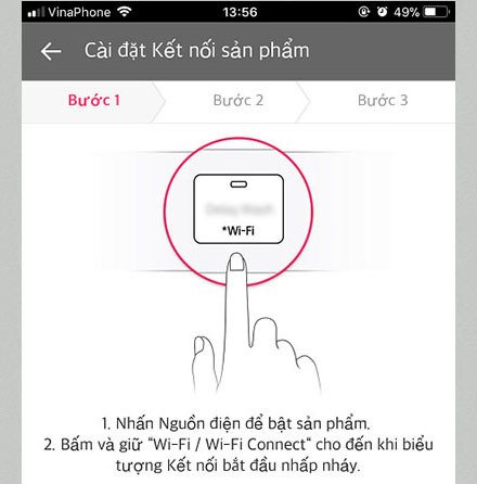hướng dẫn kết nối điện thoại với máy giặt lg qua ứng dụng smartthinq