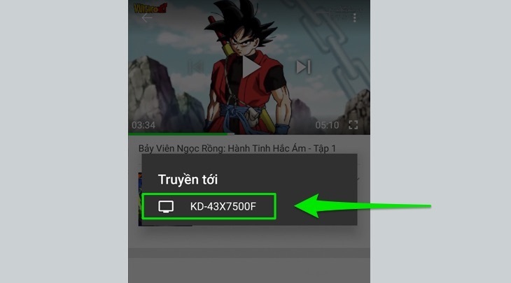 cách chiếu màn hình điện thoại lên tivi bằng google cast