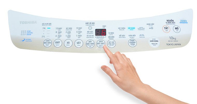 cách sử dụng bảng điều khiển máy giặt toshiba aw-b1000gv và aw-b1100gv