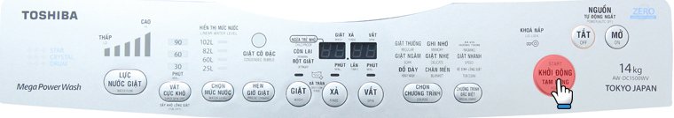 cách sử dụng máy giặt toshiba aw-dc1300wv-1500wv-1700wv-dme1200gv