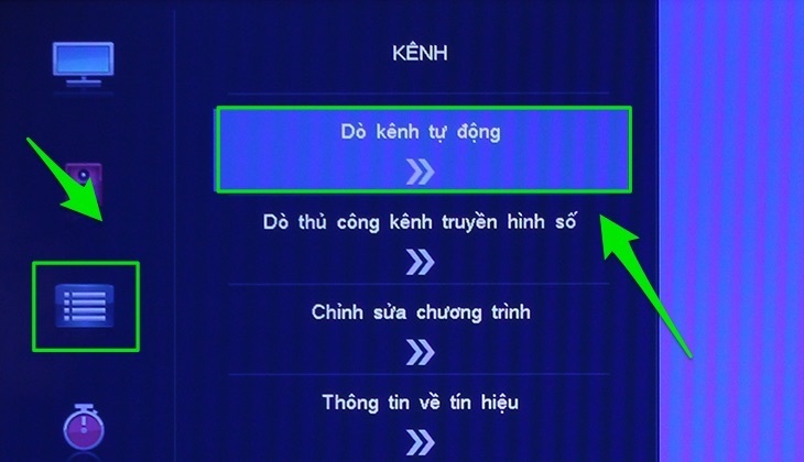 cách dò kênh trên tivi toshiba thường 2016