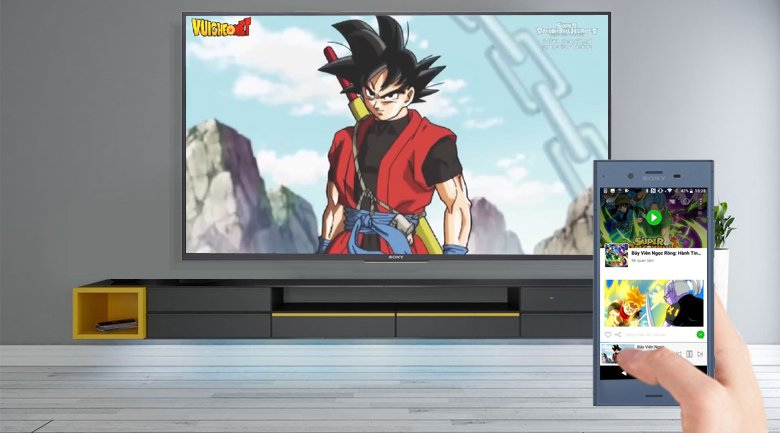 cách chiếu màn hình điện thoại lên tivi bằng google cast