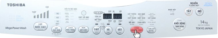 cách sử dụng máy giặt toshiba aw-dc1300wv-1500wv-1700wv-dme1200gv