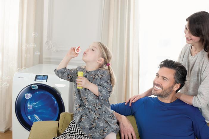 công nghệ giặt trên máy giặt samsung