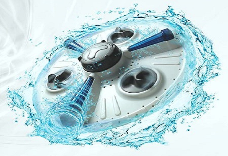 công nghệ đấm nước 3 mâm phụ punch +3 trên máy giặt lg