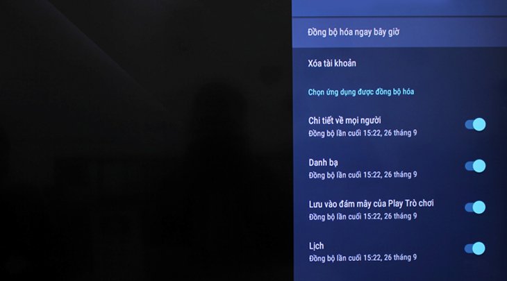 cách đăng nhập tài khoản google trên android tivi sony 2018