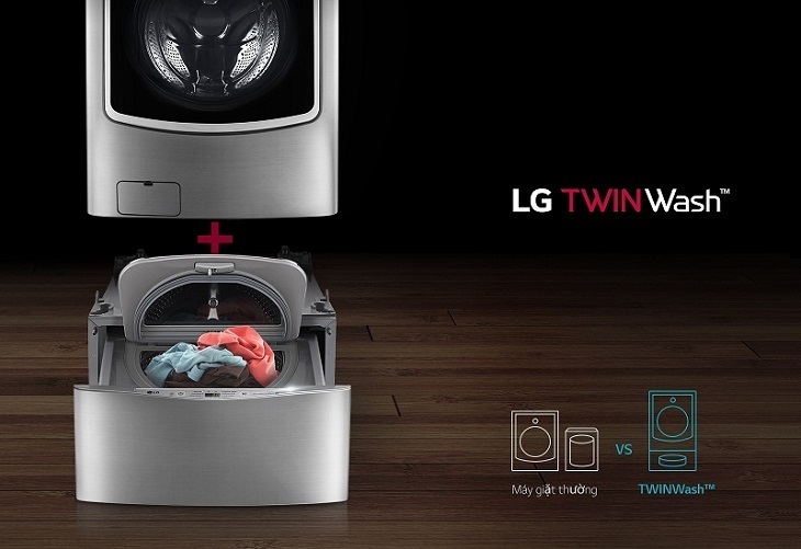 máy giặt là lg twinwash là gì? có tốt không?
