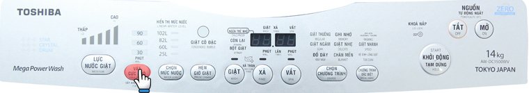 cách sử dụng máy giặt toshiba aw-dc1300wv-1500wv-1700wv-dme1200gv