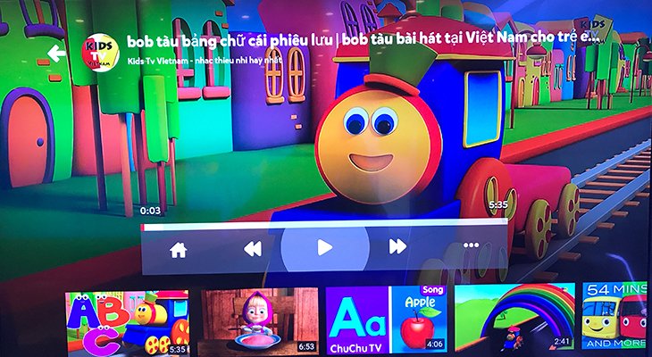 cách sử dụng ứng dụng youtube kids trên android tivi sony 2018