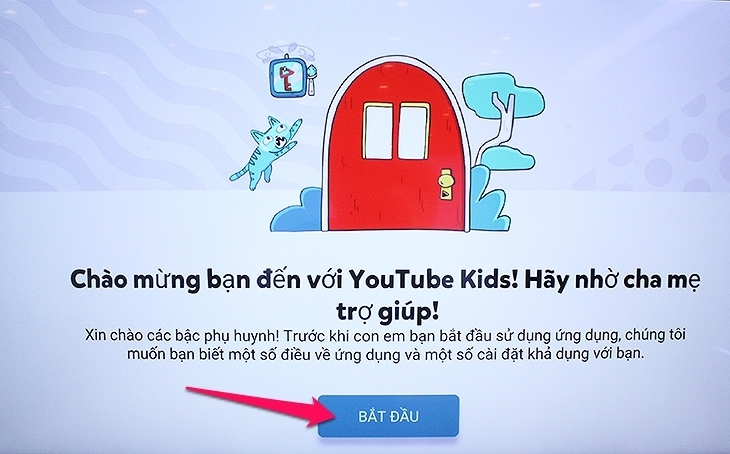 cách sử dụng ứng dụng youtube kids trên android tivi sony 2018