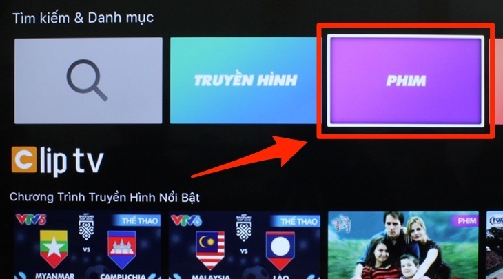 cách sử dụng ứng dụng cliptv trên smart tivi sony 2018