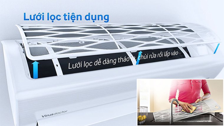 công nghệ virus doctor trên máy lạnh samsung