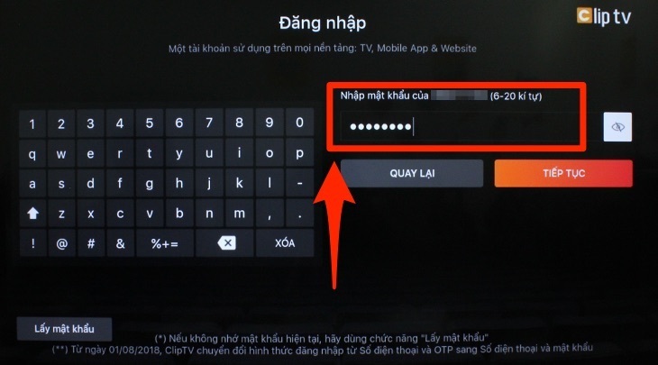cách sử dụng ứng dụng cliptv trên smart tivi sony 2018