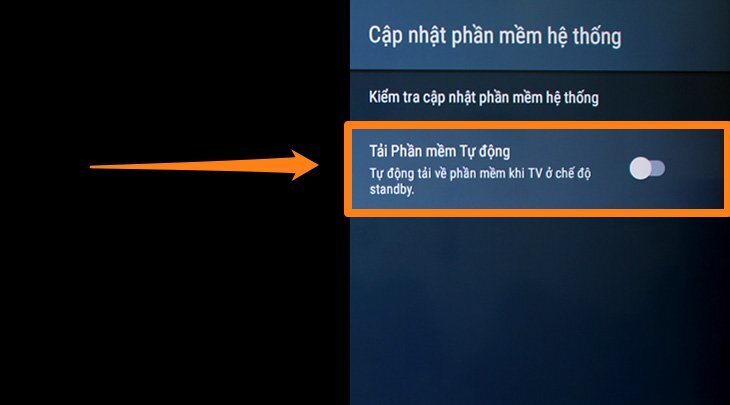 cách cập nhật phần mềm tự động trên tivi sony 2018