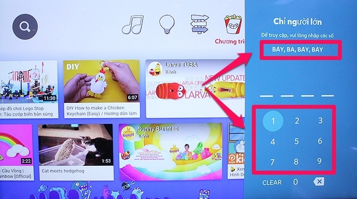 cách sử dụng ứng dụng youtube kids trên android tivi sony 2018