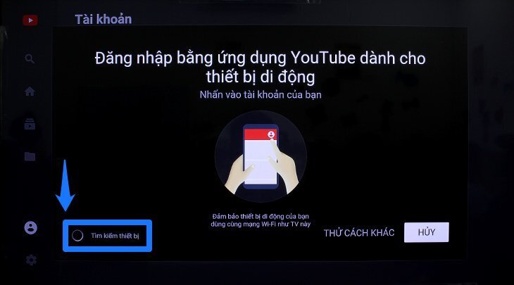 cách đăng nhập tài khoản youtube trên smart tivi sony 2018