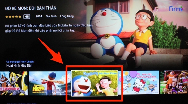 cách sử dụng ứng dụng fim+ trên android tivi sony 2018