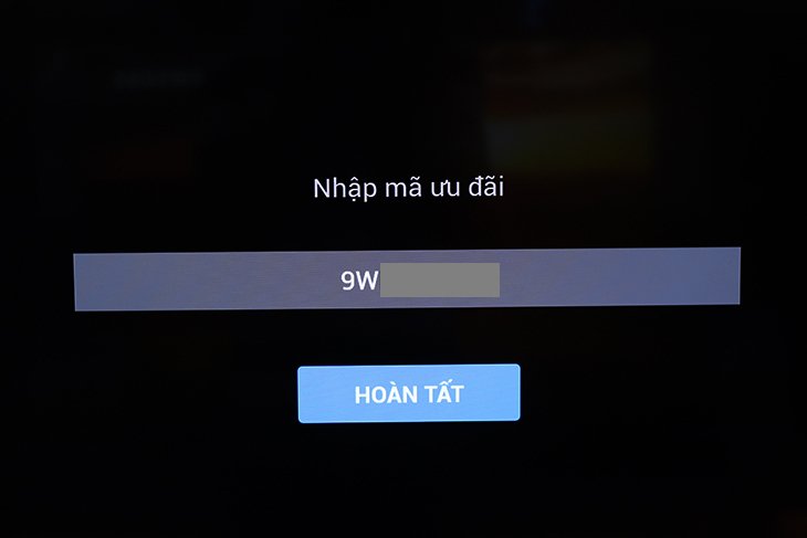 cách kích hoạt gói fim+ miễn phí trên smart tivi sony