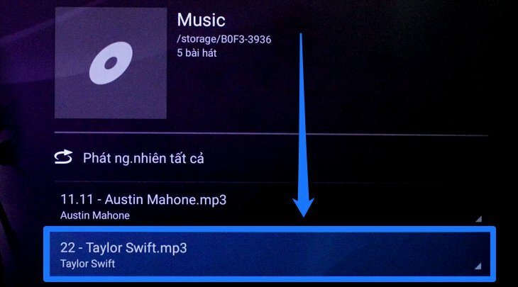 cách xem phim, nhạc, ảnh trong usb trên android tivi sony 2018