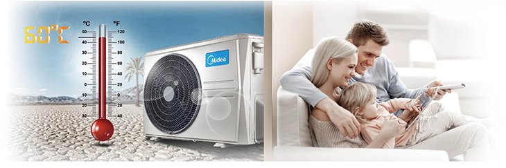 công nghệ tiết kiệm điện inverter quattro trên máy lạnh midea
