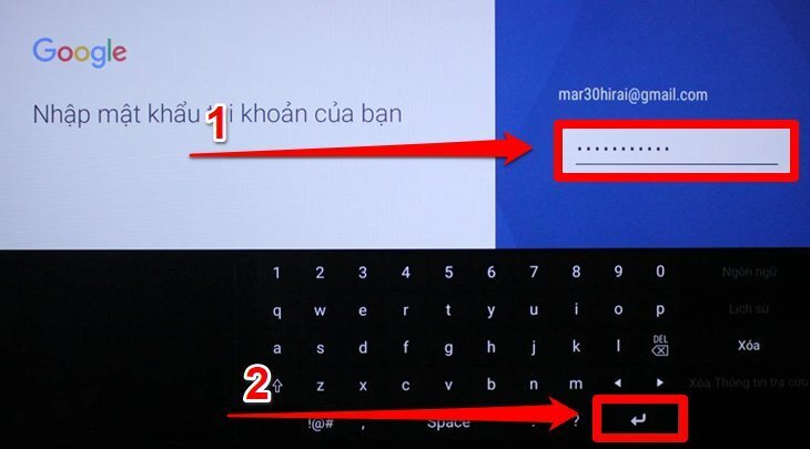 cách đăng nhập tài khoản youtube trên android tivi sony 2018