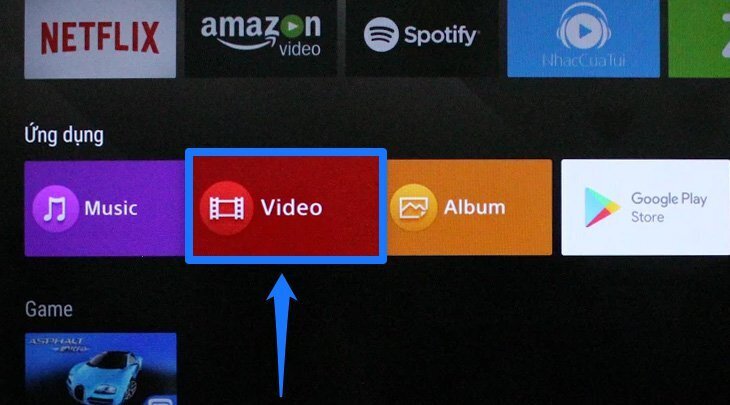 cách xem phim, nhạc, ảnh trong usb trên android tivi sony 2018