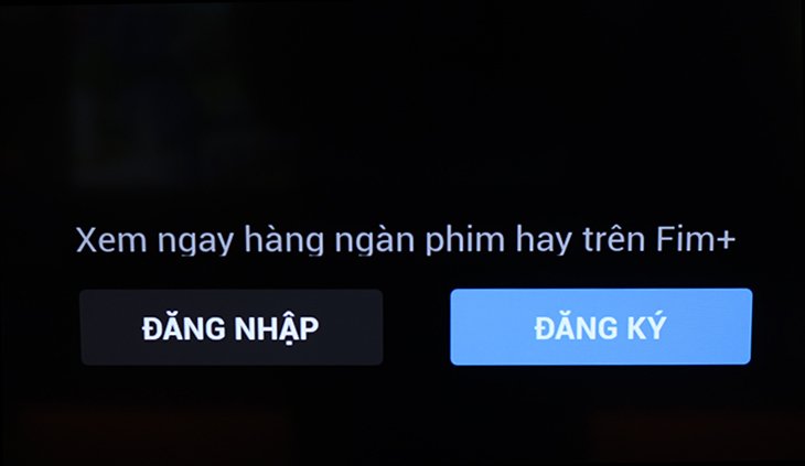 cách kích hoạt gói fim+ miễn phí trên smart tivi sony