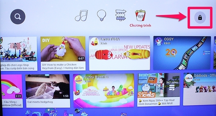 cách sử dụng ứng dụng youtube kids trên android tivi sony 2018