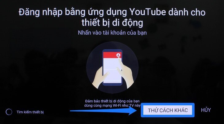 cách đăng nhập tài khoản youtube trên smart tivi sony 2018