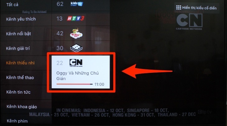 cách sử dụng ứng dụng cliptv trên smart tivi sony 2018