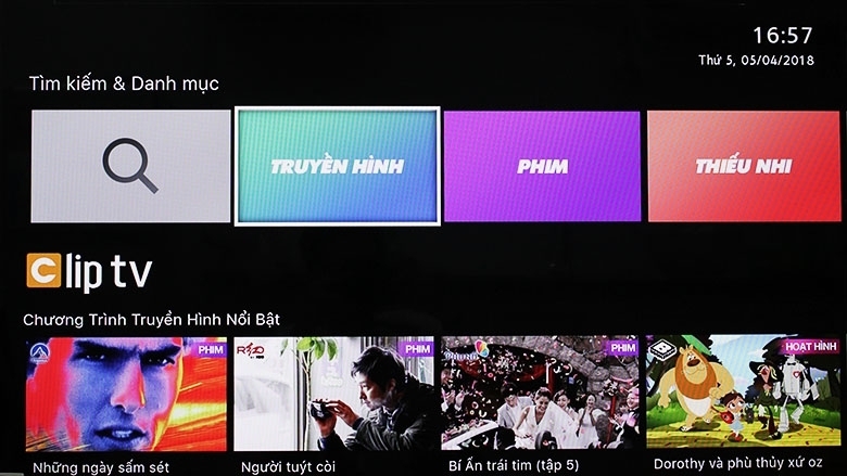 hướng dẫn kích hoạt gói cliptv trên smart tivi sony
